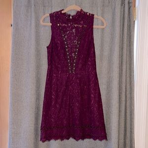 Gorgeous Free People lace dress with open back. New with tags!